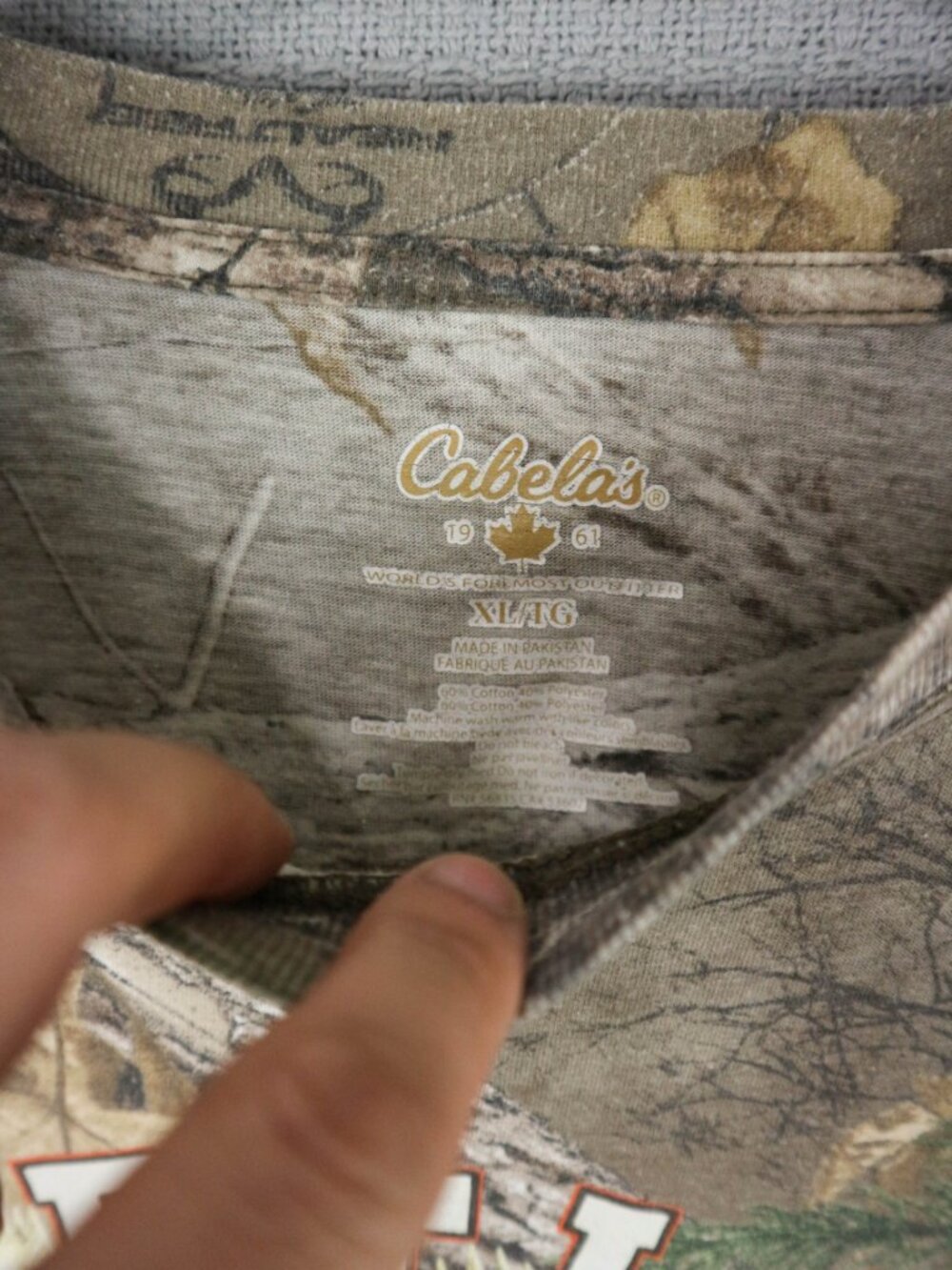 Cabela's Camo Edmonton Shirt Mens XL - Picture 4 of 5